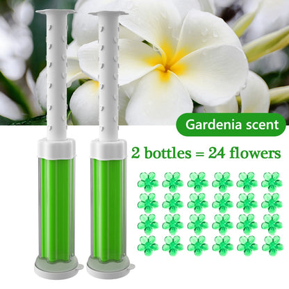 Limpiador de inodoro Gel desodorante Gel de inodoro ambientador flor aromática detergente baño fragancia limpieza del hogar