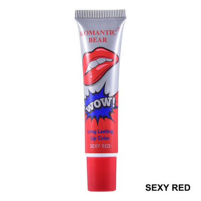 New 6 Colors Peel Off Liquid Lipstick Waterproof Long Lasting Lip Gloss Tear Off Makeup Tattoo Lip Gloss Lip Tint Cosmetic