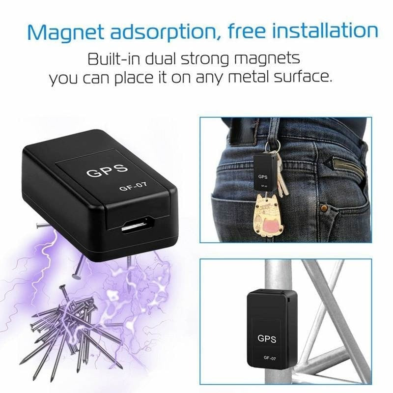 Mini GF-07 GPS Car Tracker Real Time Tracking Anti-Theft Anti-lost Locator Strong Magnetic Mount 2G SIM Message Positioner