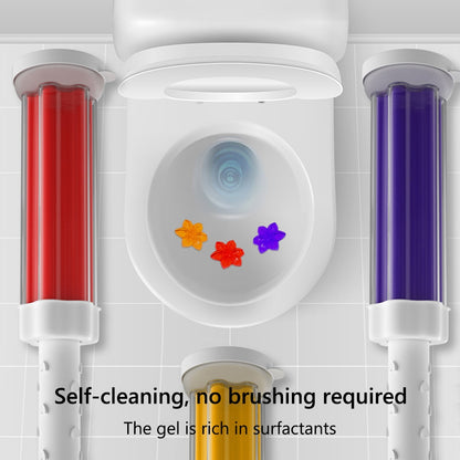 Limpiador de inodoro Gel desodorante Gel de inodoro ambientador flor aromática detergente baño fragancia limpieza del hogar