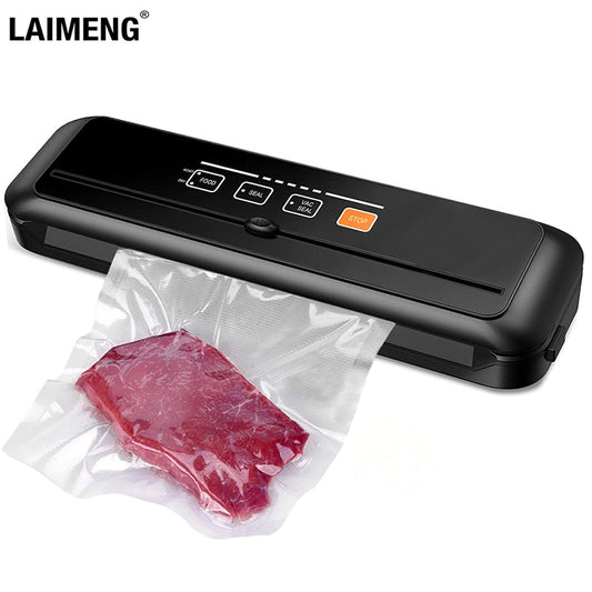 LAIMENG Vakuumförpackningsmaskin Sous Vide Vakuumförsegling för matförvaring Ny matförpackare Vakuumpåsar för vakuumförpackning S273